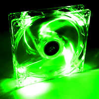 Akyga Akyga AW-12A-BG System Fan 12cm Green LED oem