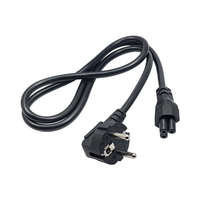 Akyga Akyga AK-NB-08A Cloverleaf Power Cable 1m Black