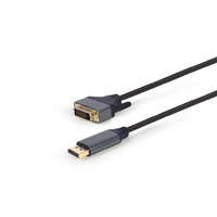 Gembird Gembird CC-DPM-DVIM-4K-6 DisplayPort to DVI-D (Dual Link) (24+1) Premium Series adapter cable 1,8m Black
