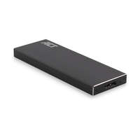 ACT ACT AC1600 USB3.2 M.2 SATA SSD Enclosure Aluminium Design Black