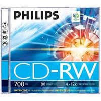 Philips Philips CD-RW 80 12x vastag tok 1db/cs (1-es címke)