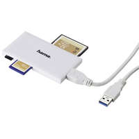 Hama Hama USB3.0 Multi-Card Reader SD/microSD/CF/MS White