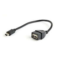 Gembird Gembird USB OTG AF to Mini-BM cable 0,15m Black
