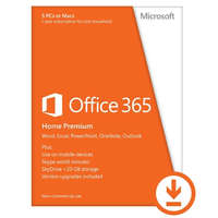 MICROSOFT Microsoft Office 365 Home Premium 5 Felhasználó 1 Év HUN Online Licenc