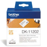 Brother Brother DK-11202 elővágott öntapadós címke 300db/tekercs 62mm x 100mm White