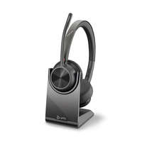Poly Plantronics Poly Plantronics Voyager 4320 UC Stereo with Charge Stand Wireless headset Black
