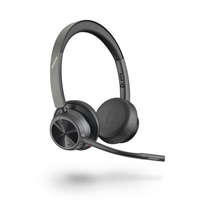 Poly Plantronics Poly Plantronics Voyager 4320 MS Stereo without Charge Stand Wireless headset Black