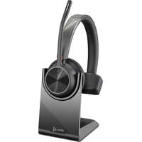 Poly Plantronics Poly Plantronics Voyager 4320 MS Stereo with Charge Stand Wireless headset Black