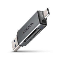 AXAGON AXAGON Mini Card Reader Superspeed USB-C & USB-A SD / microSD USB3.2 Gen1 ( USB3.0 )