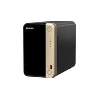 QNAP QNAP NAS 2 fiókos Celeron N5095 4x2,9GHz, 8GB RAM, 2x2500Mbps, HDMI 2.1, 2xM.2 2280 Slot, 2xUSB3.2Gen2 - TS-264-8G