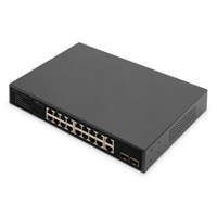 Digitus Digitus 16+2 Port 10/100/1000 Mbps + 2 Gigabit SFP PoE Switch