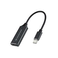 CONCEPTRONIC Conceptronic átalakító - ABBY03B (USB-C 3.2 to HDMI, 4K/60Hz, aluminium, fekete)