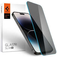 Spigen Spigen Glass tR Slim HD 1 Pack Anti Glare/Privacy Transparency Sensor Protection - iPhone 14 Pro
