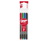 ICO Alkoholos marker készlet, F, OHP Ico, 4 klf.szín