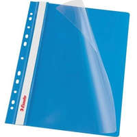 ESSELTE Gyorsfűző lefűzhető A4, PP 10 db/csomag, Esselte Vivida kék