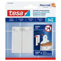 TESA Akasztószög öntapadós, sima felületekhez 3 kg teherbírású 2 darab/bliszter Tesa Powerstrips
