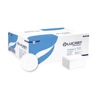 Lucart Kéztörlő 2 rétegű V hajtogatású 100 % cellulóz hófehér 150 lap/csomag 20 cs/karton Strong V150 Lucart_863060J