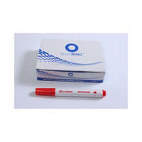 Bluering Flipchart marker rostirón vizes kerek végű 3mm, Bluering® piros