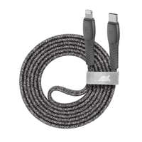 RivaCase RivaCase PS6107 GR12 ENG Type-C / Lightning nylon braided cable, 1,2m grey