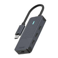 Rapoo Rapoo UCH-4002 USB-C to USB-C Hub Grey
