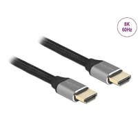 DELOCK DeLock Ultra High Speed HDMI Cable 48 Gbps 8K 60 Hz 0.5m Grey Certified