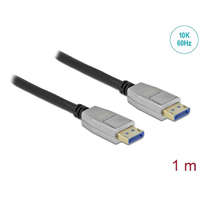 DELOCK DeLock DisplayPort cable 10K 60 Hz 54 Gbps metal housing 1m Black