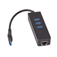 Akyga USB Akyga AK-AD-32 Hub USB 3.0 3-port + Ethernet