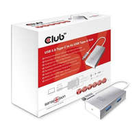 Club3D ADA Club3D USB TYPE C 3.1 GEN 1 TO 4 USB TYPE A USB 3.1 GEN 1 INCLUSIVE 1 PORT BC1.2 TÖLTŐ