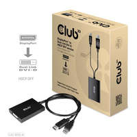 Club3D ADA Club3D DisplayPort to Dual Link DVI-D HDCP OFF version Active Adapter M/F - Apple Cinema Kijelzőkhöz
