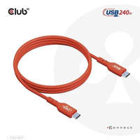 Club3D KAB Club3D USB2 Type-C Bi-Directional USB-IF Certified Cable Data 480Mb, PD 240W(48V/5A) EPR M/M 1m / 3.23 ft