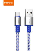 Recci KAB RECCI RTC-N33C TypeC-USB szövet kábel - 2m