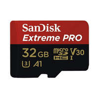 Hama SanDisk microSDHC™ Mobile Extreme PRO 32GB memkártya, + adapter, (olvasási seb.: 100MB/s and írási seb.: 90MB/s), UHS-1, V30, A1 + Rescue Pro Deluxe (DRON)