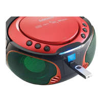 Lenco Lenco SCD-550 Portable FM radio CD/MP3/USB/Bluetooth player with Led Lighting Red