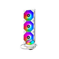 ID-COOLING ID-Cooling CPU Water Cooler - ZOOMFLOW 360 XT SNOW (25dB; max. 115,87 m3/h; 3x12cm, A-RGB LED)
