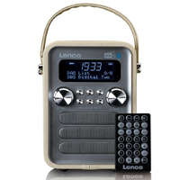 Lenco Lenco PDR-051TPSI portable DAB+ FM radio with Bluetooth and aux-input rechargeable battery Taupe
