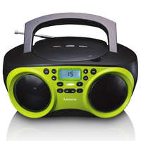 Lenco Lenco SCD-200LM radio CD player with MP3 and USB function Lime