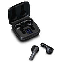 Lenco Lenco EPB-430BK Wireless Headphones charging case with display Bluetooth and TWS Black