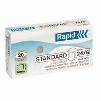 RAPID Rapid 24/6 STANDARD tűzőkapocs, horganyzott, 1000db/doboz