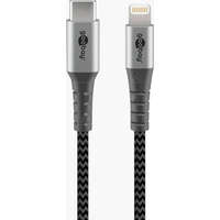  Goobay USB 3.1 C/M - Apple Lightning 8pin 0,5m textil