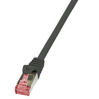  LogiLink Patch kábel PrimeLine, Cat.6, S/FTP, fekete, 0,25 m