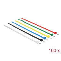  Delock színes kábelkötözők, 200mm x 3.6 mm, 100 darab