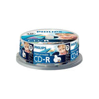  Philips CD-R 80IWx25 hengeres, nyomtatható