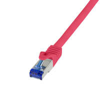  Logilink Patch kábel Ultraflex, Cat.6A, S/FTP, piros, 0,25 m