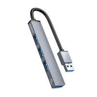 ORICO Orico USB3.0 Hub - AH-A13-GY (4 port, Bemenet: USB-A, Kimenet: 1xUSB-A3.0+3xUSB-A2.0, szürke)