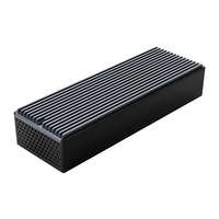 ORICO Orico Külső M.2 ház - M2PVC3-G20-BK/49/ (USB-C 3.2 Gen2x2 -> M.2 NVMe, Max.: 2TB, 20 Gbps)