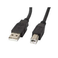  LANBERG USB-A(M)->USB-B(M) 2.0 kábel 1.8M fekete