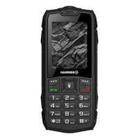 MyPhone HAMMER Rock 2,4" Dual SIM csepp-, por- és ütésálló mobiltelefon - fekete