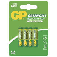 GP BATTERIES GP Greencell AAA (LR03) mikro ceruza elem 4db/bliszter