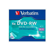 Verbatim VERBATIM DVD-RW 4,7GB 4X normál tokos DVD lemez