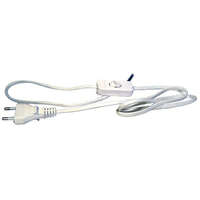 EMOS Emos S08272 Flexo 2 méter 2x0,75mm2 fehér szerelhető kapcsolós kábel